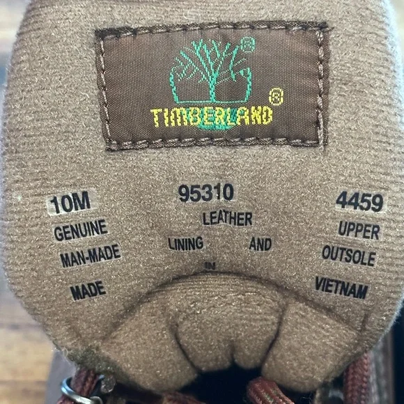 Timberland Euro Hiker Brown Leather Boots size 10 women/8 men - Picture 10 of 10